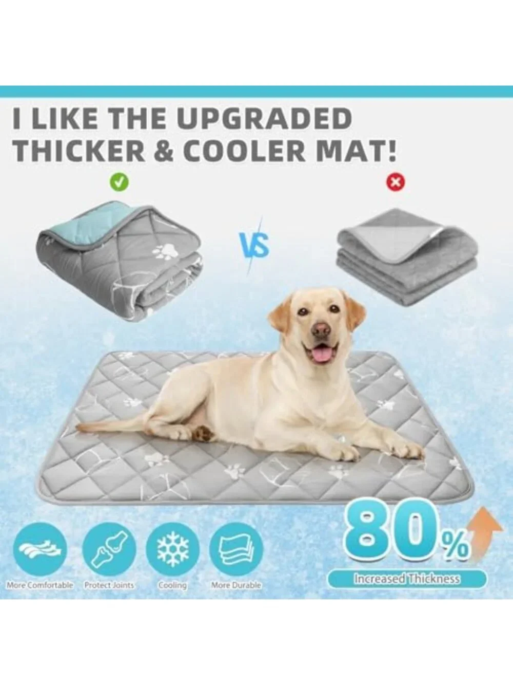 Extra Large Dog Cooling Mat 48